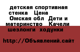 детская спортивная стенка › Цена ­ 4 000 - Омская обл. Дети и материнство » Качели, шезлонги, ходунки   